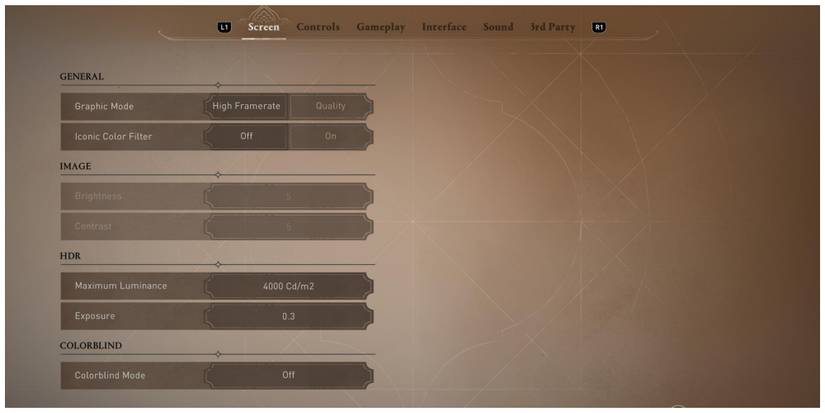 Assassin's Creed Mirage Graphics setting recommendation