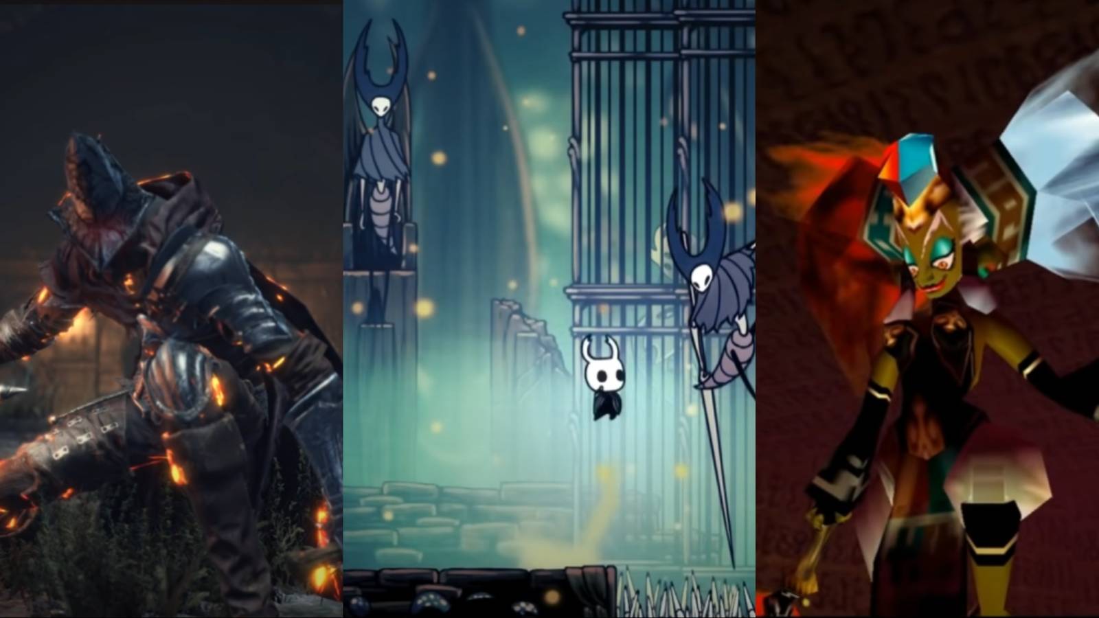 Abyss watchers, mantis lords and twinrova (kotake and koume)