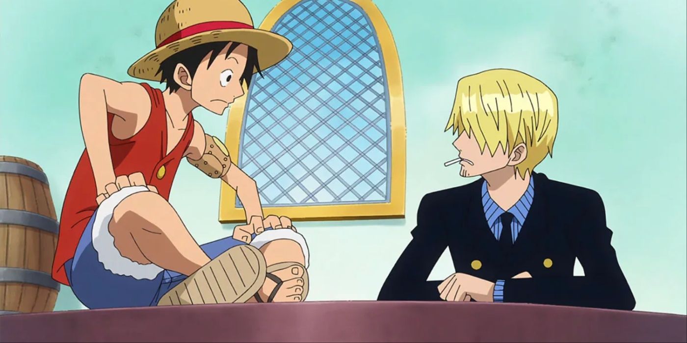 Luffy and Sanji Speaking To Each Other In One Piece