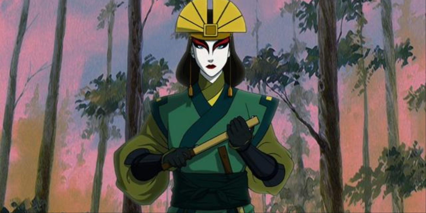 Avatar Kyoshi With Her Fan