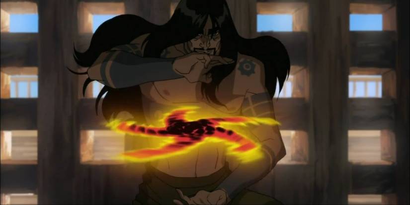 Ghazan Using His Lavabending To Escape Prison In The Legend Of Korra
