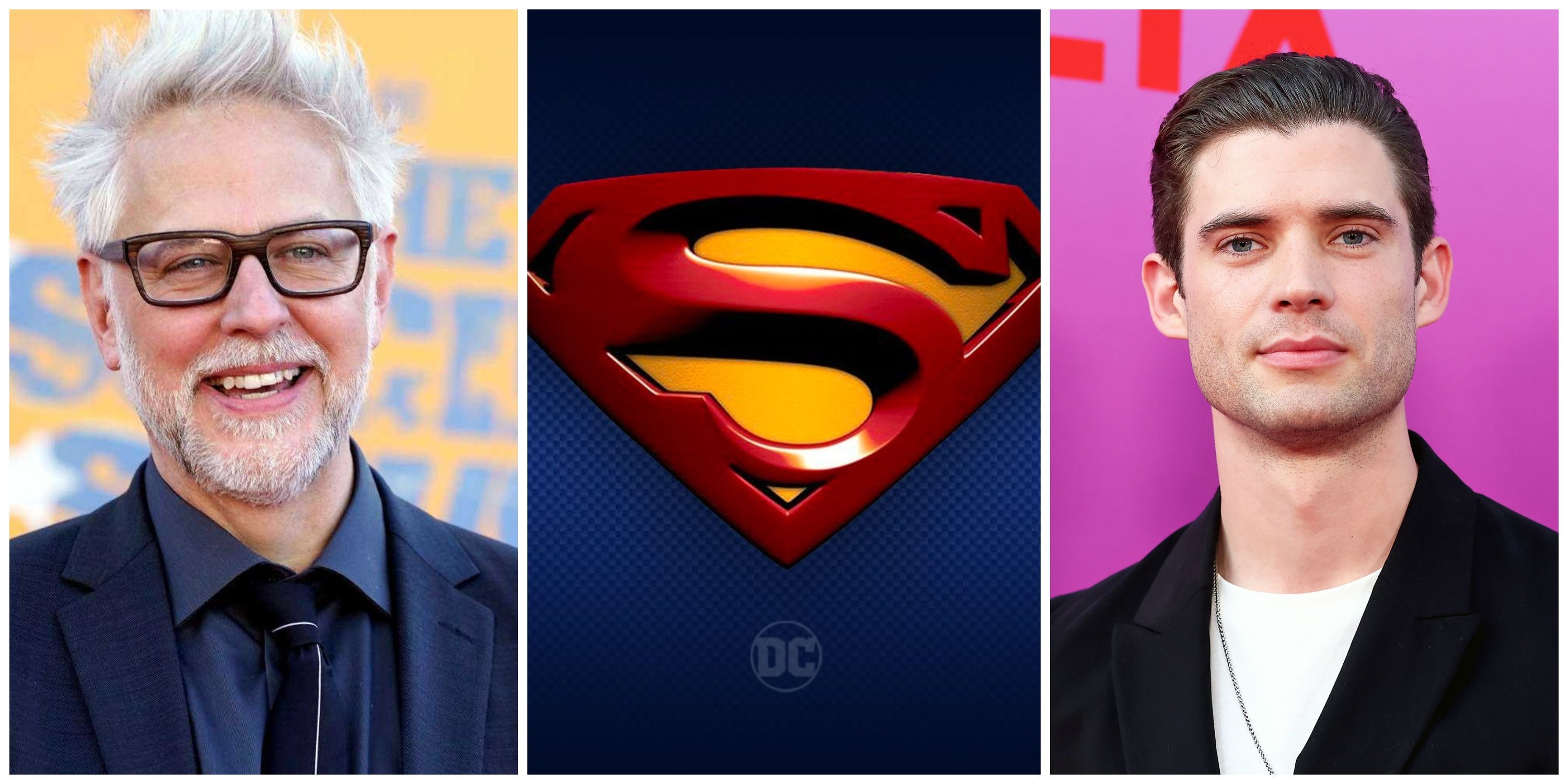 James Gunn/Superman Logo/David Corenswet