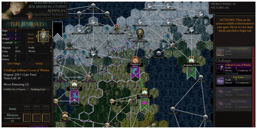 Shadows Of Forbidden Gods gameplay