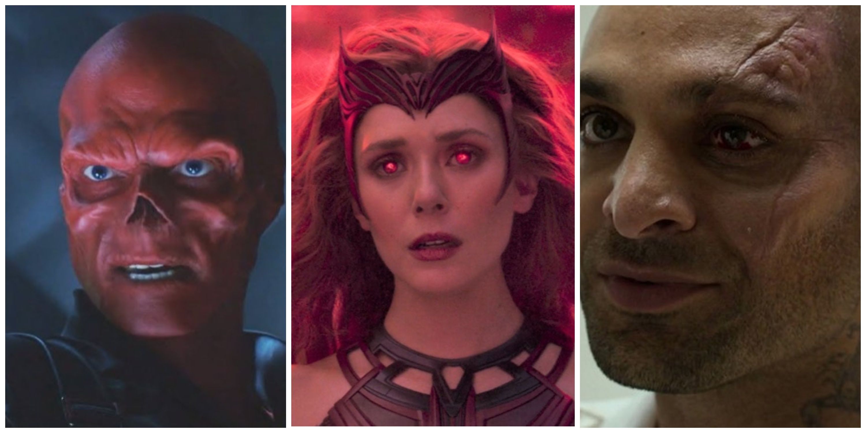 red skull, scarlet witch, scorpion in the mcu