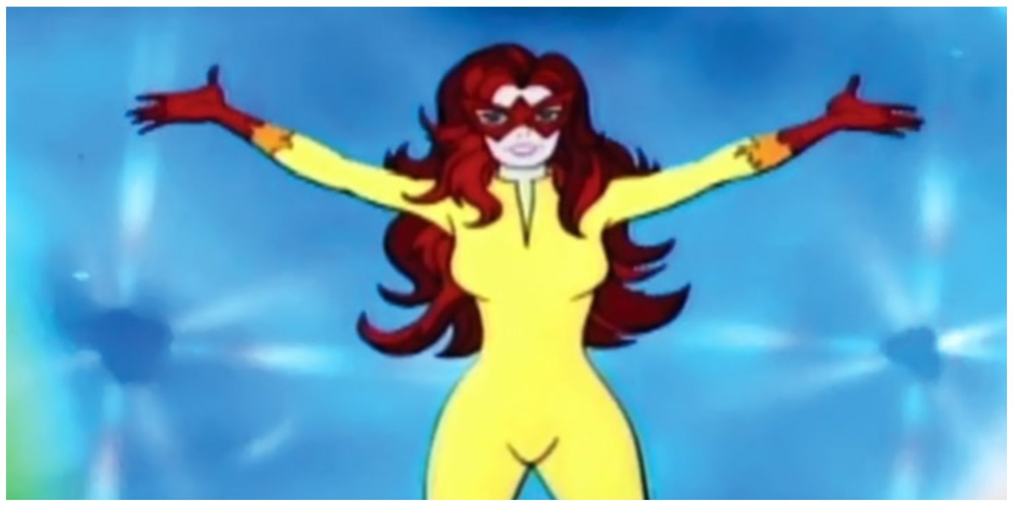 Firestar from Spider-Man and his Amazing Friends