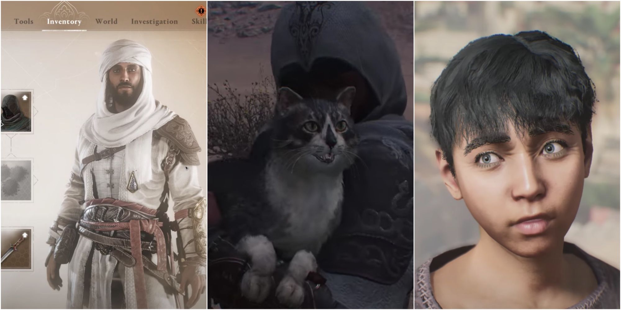 Assassin's Creed Mirage Features a Cat With an Assassin's Creed