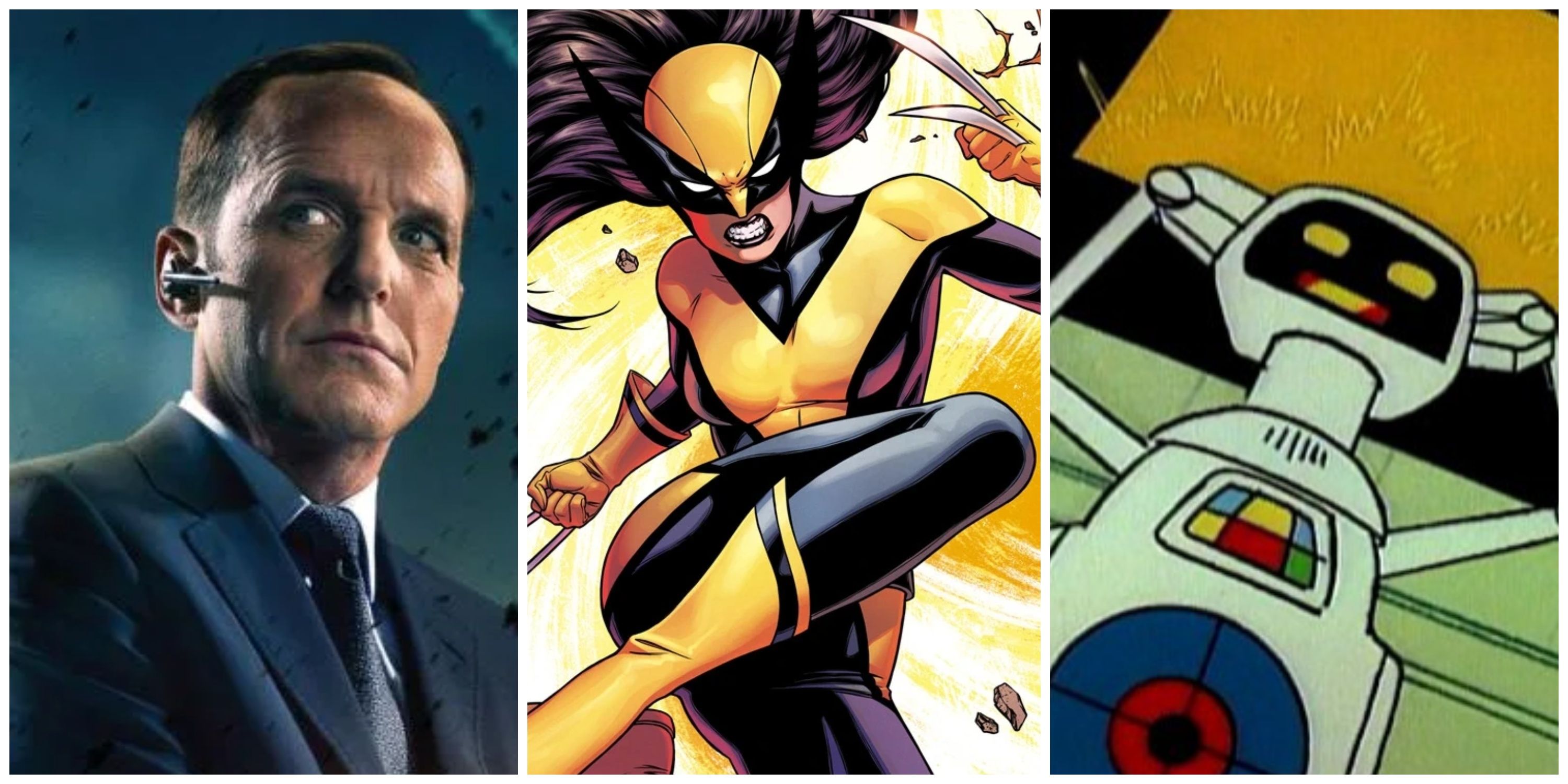 agent Phil Coulson, wolverine x-23, Herbie