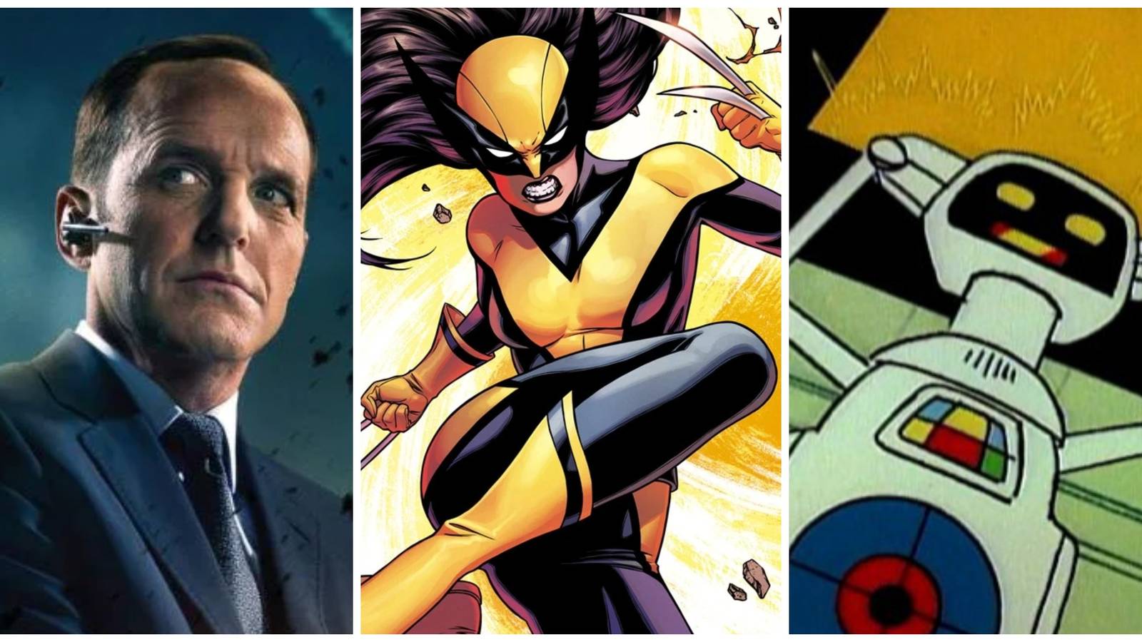 agent Phil Coulson, wolverine x-23, Herbie
