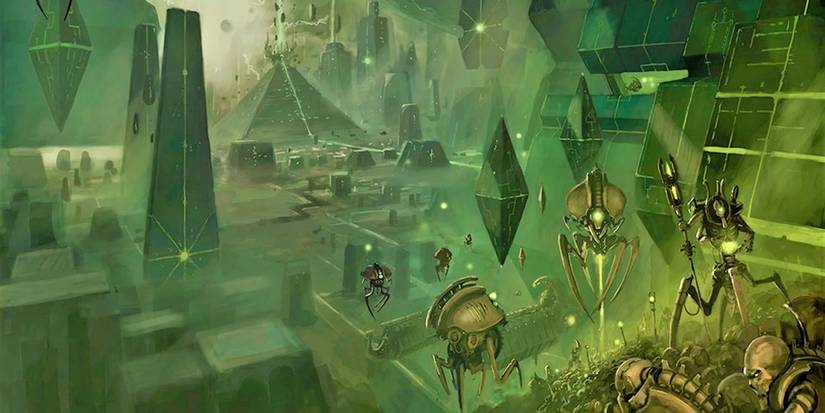 Necrons on tomb world