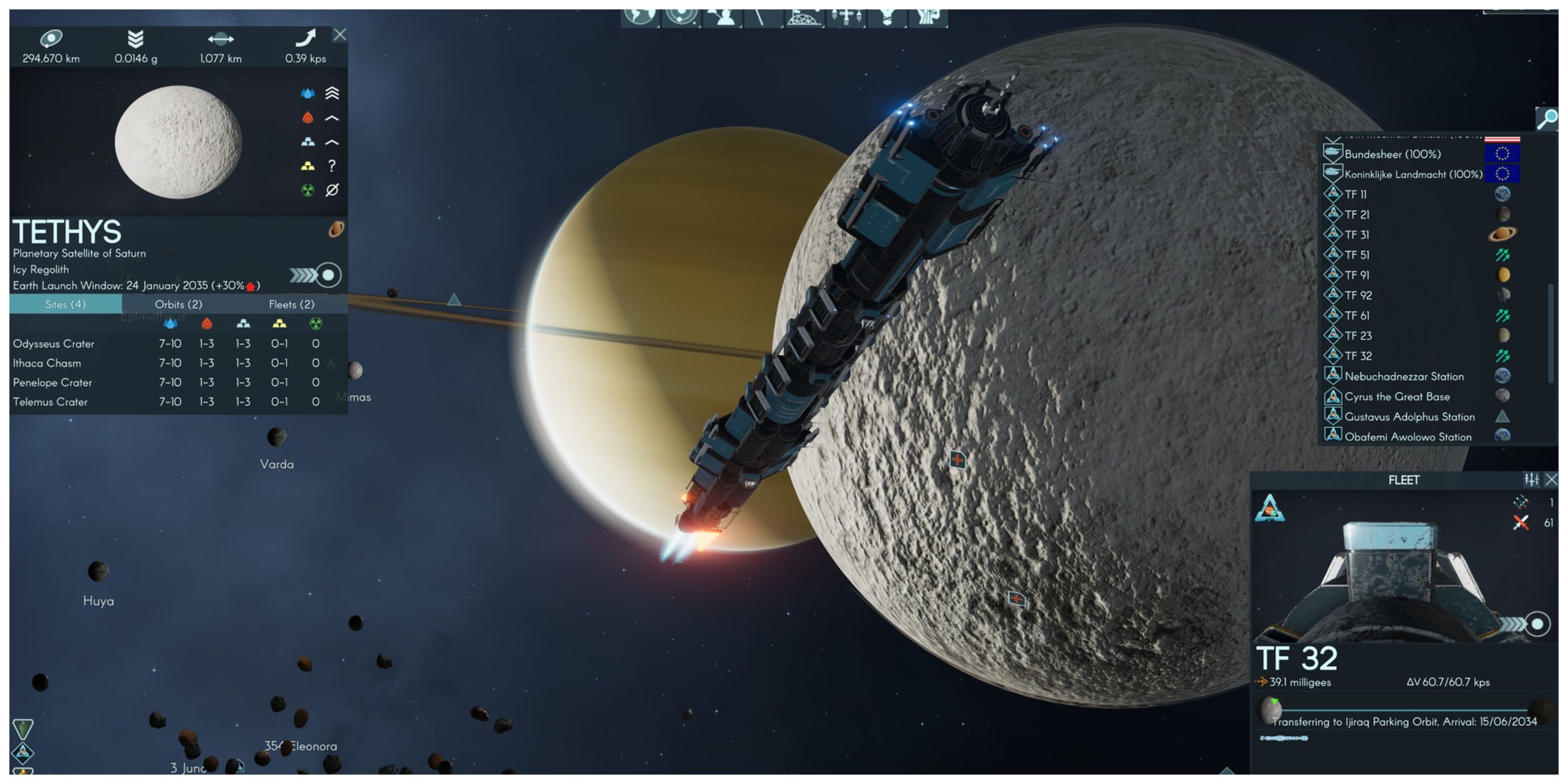 Terra Invicta spaceship