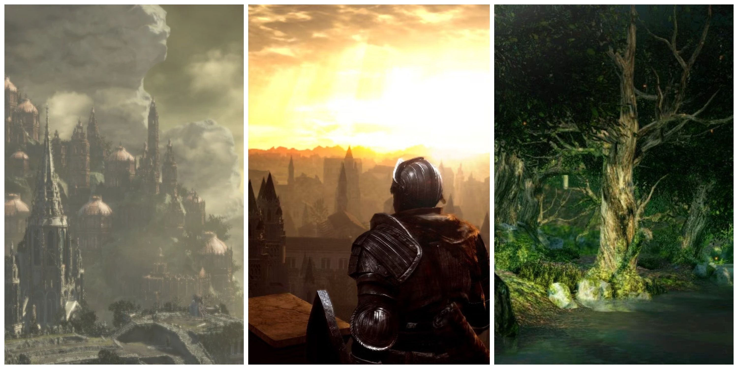 Mythical Settings That Would Be Perfect For A Soulslike Game (Featured Image) - Various Dark Souls screenshots