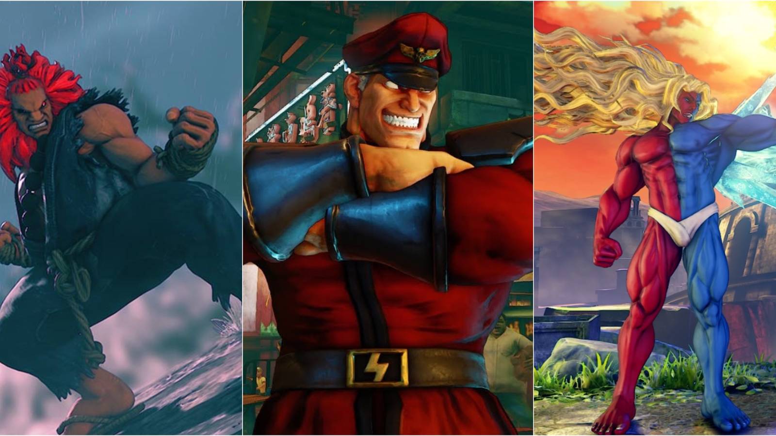 Akuma, M. Bison, And Gill