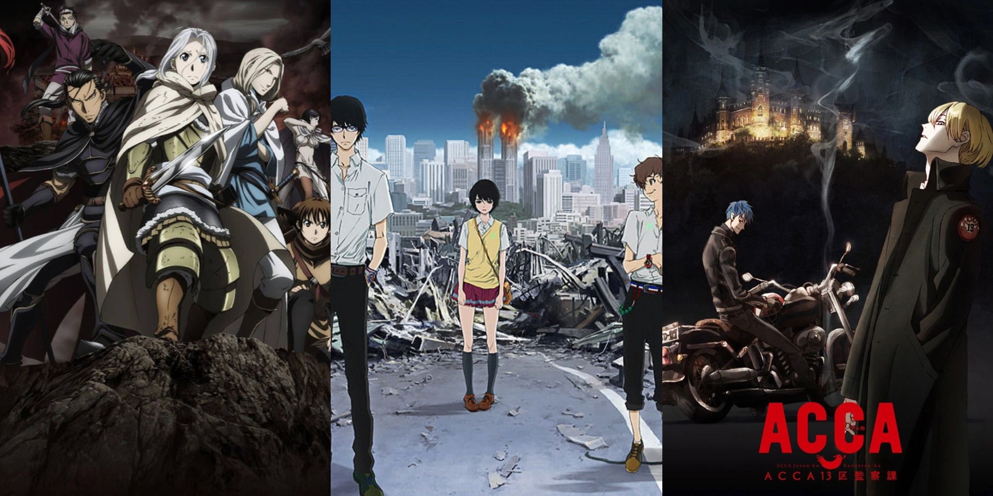 The Heroic Legend Of Arslan, Terror In Resonance and ACCA: 13-Territory Inspection Dept