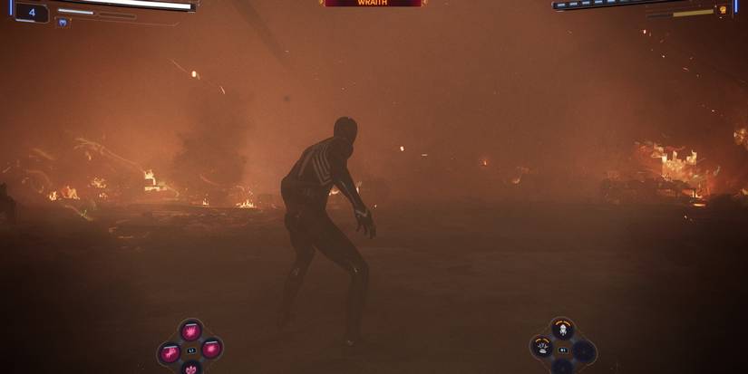 wraith boss fight, vision blurred