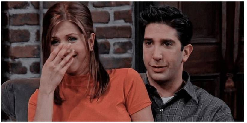 Ross and Rachel in Friends