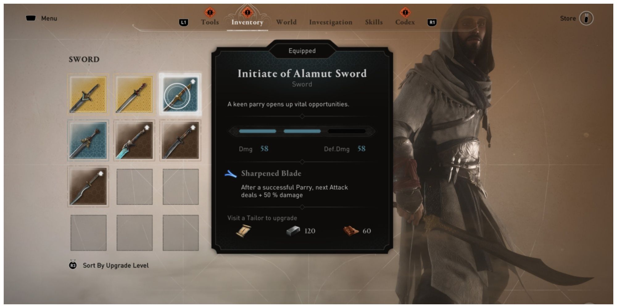 Assassin's Creed Mirage Inventory