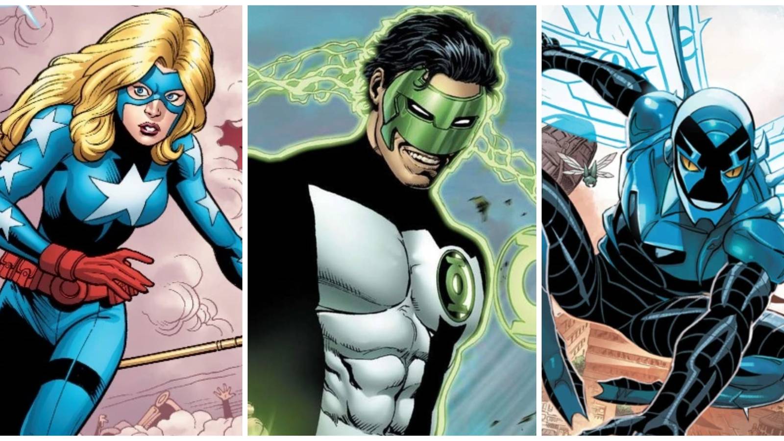 stargirl, kyle rayner, blue beetle