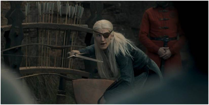 Aemond Targaryen in House of the Dragon.