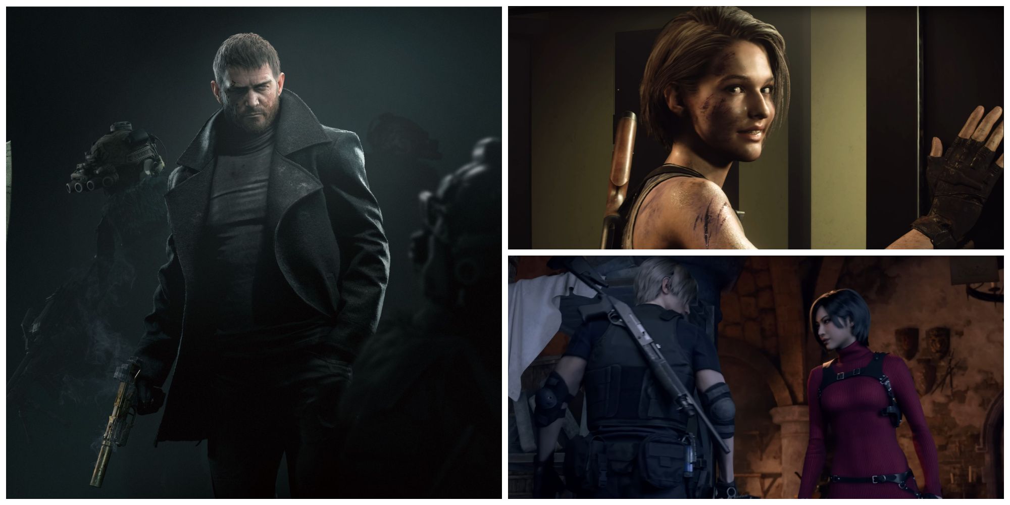 Chris Redfield, Jill Valentine, Leon S. Kennedy, & Ada Wong