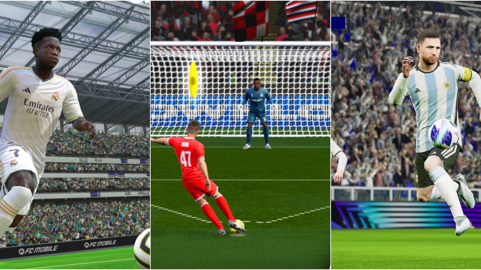 Vinicius Jr and Messi