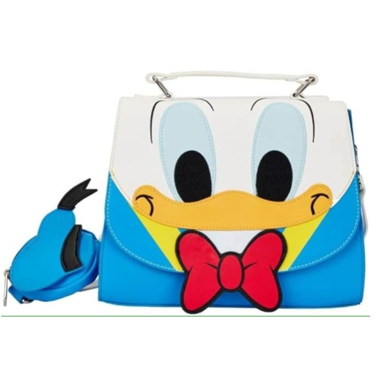 This purse is shaped like Donald Duck and includes his hat as a coin purse.23-12-50-PM-3862-1