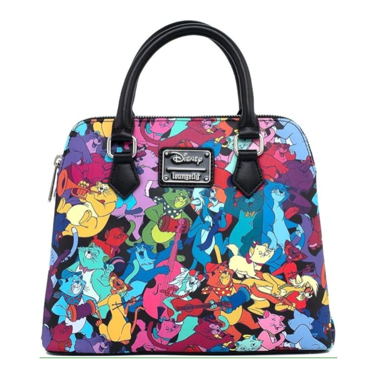 This bag has all the Aristocats printed on it in different colors.