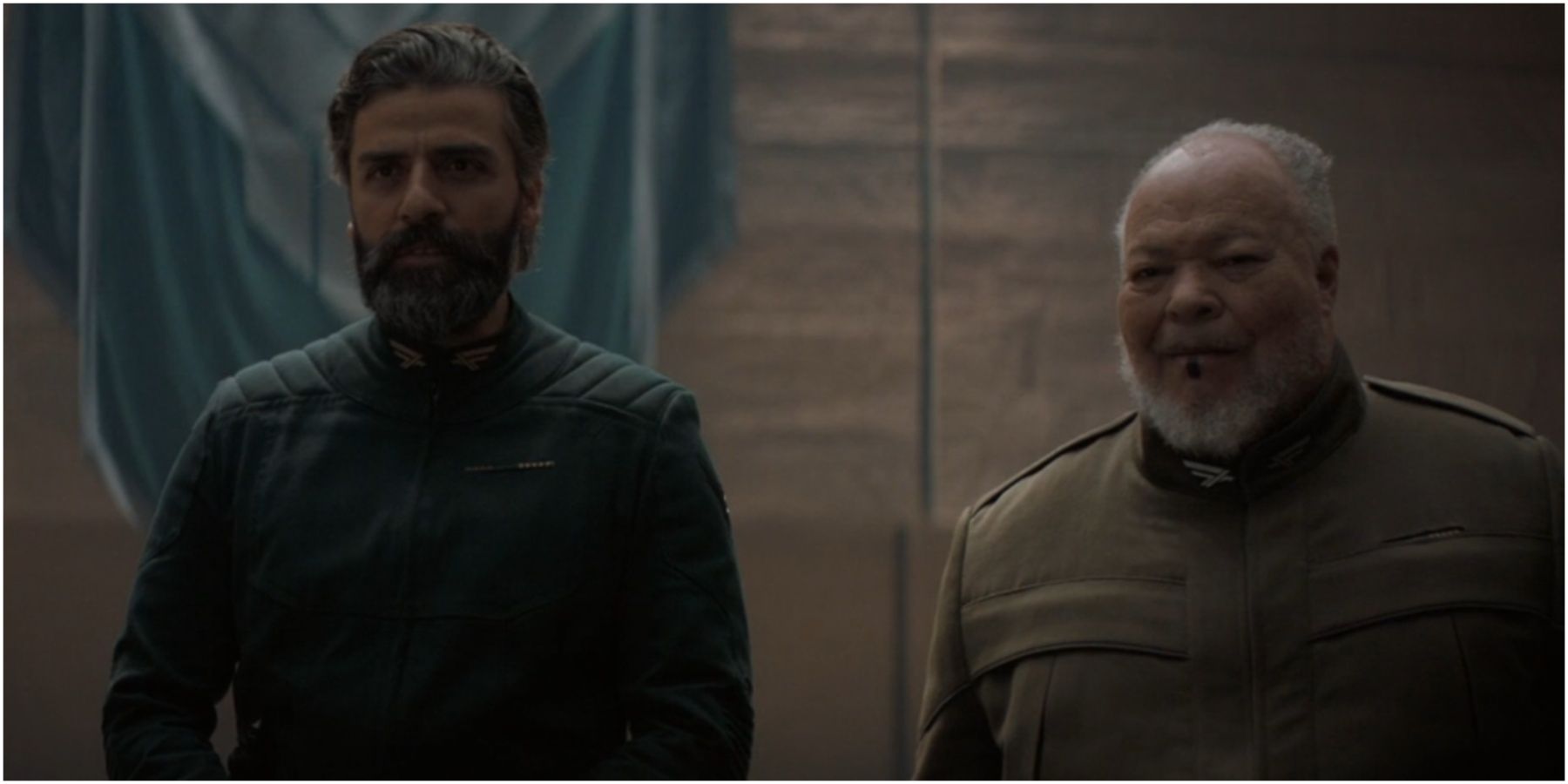 Duke Leto Atreides and Thufir Hawat in Dune.