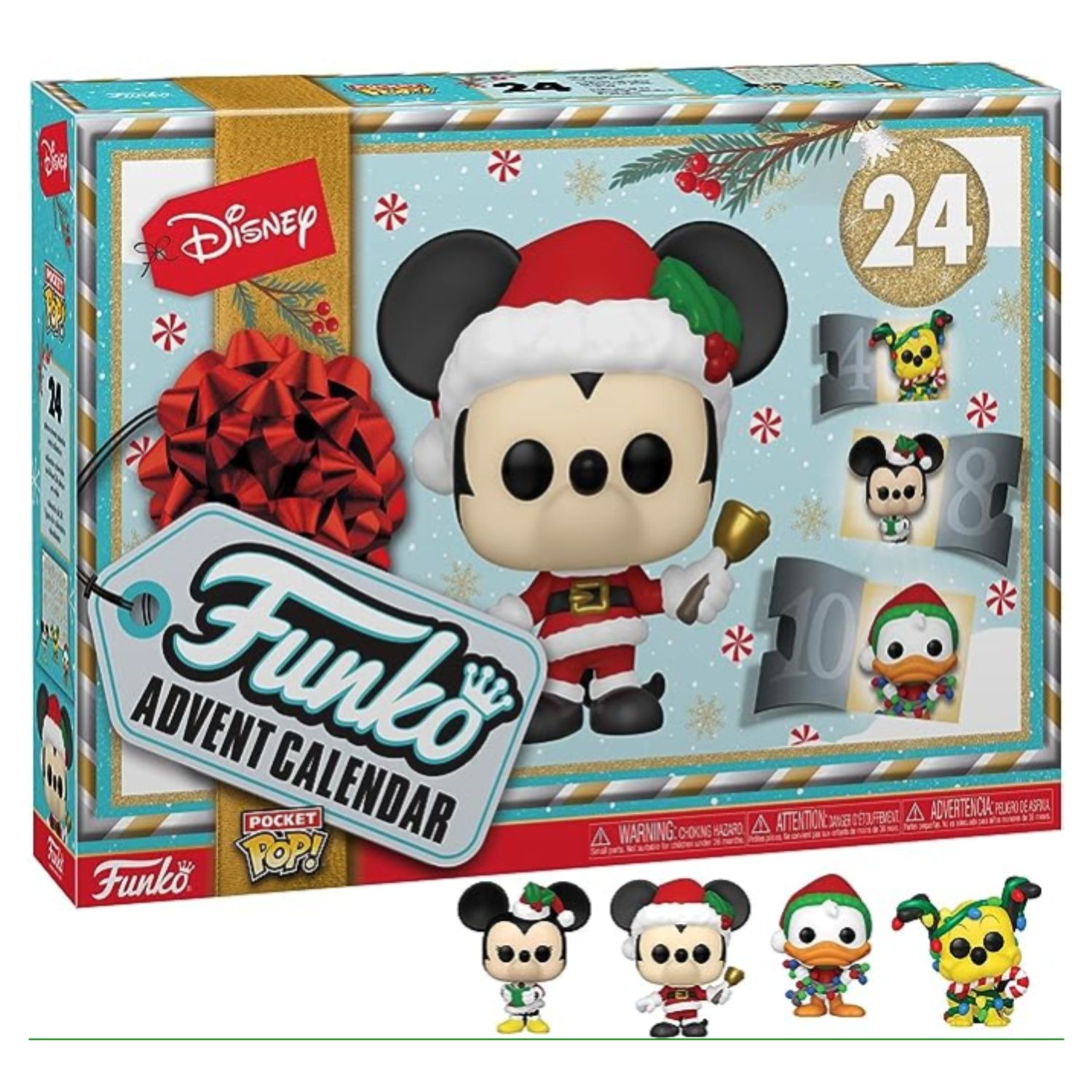 This image depicts the outside of the Disney Funko Pop! Advent Calendar