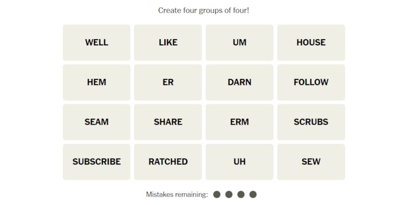 Connections-How-To-Play-Wordle-New-York-Times-Solution-Novemeber-01-2023