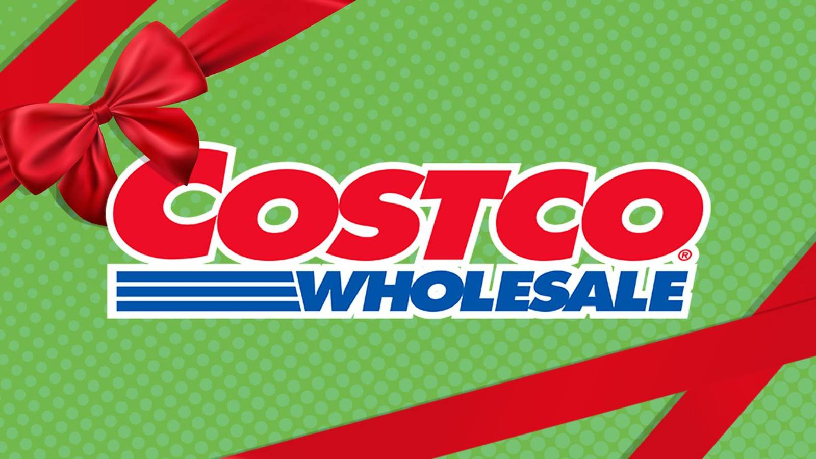 costco wholesale christmas present logo