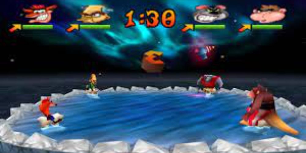 Gameplay screenshot from Crash Bash 
