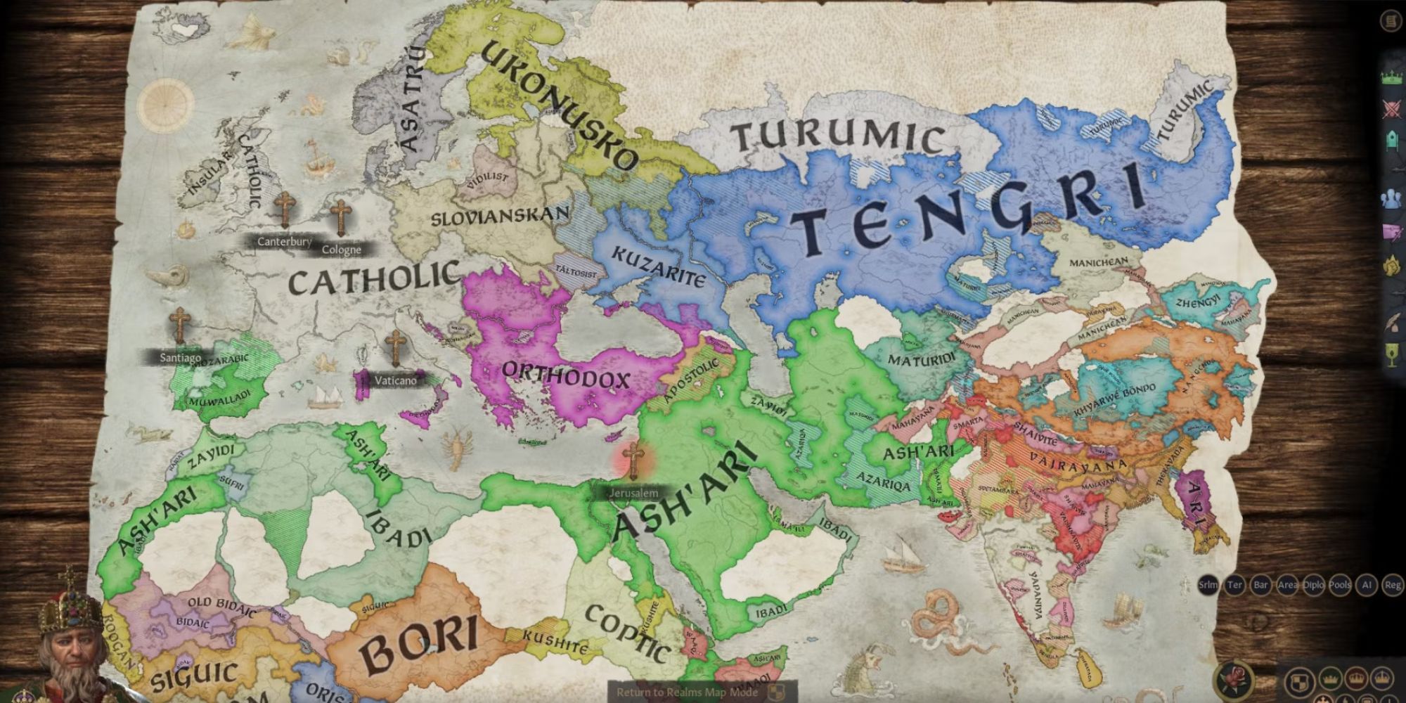 crusader kings 3 religion map