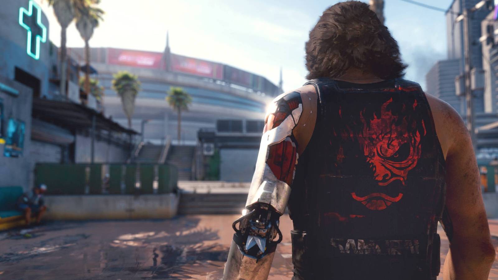 Cyberpunk 2077 Johnny Walking