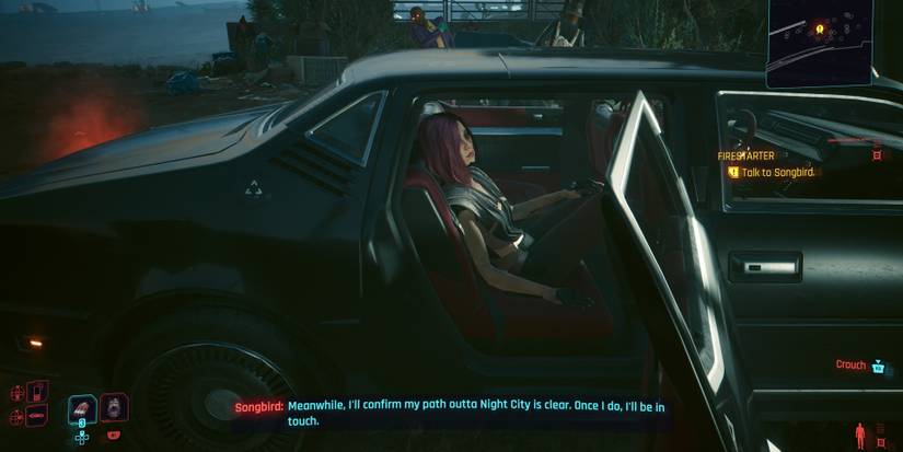 songbird after escaping the fia in firestarter