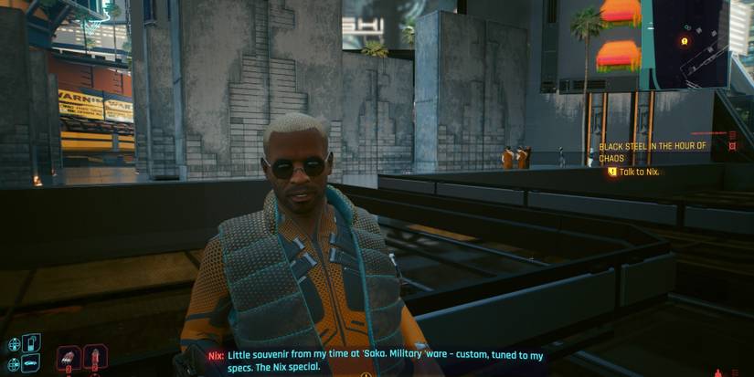 meeting nix at the arasaka memorial