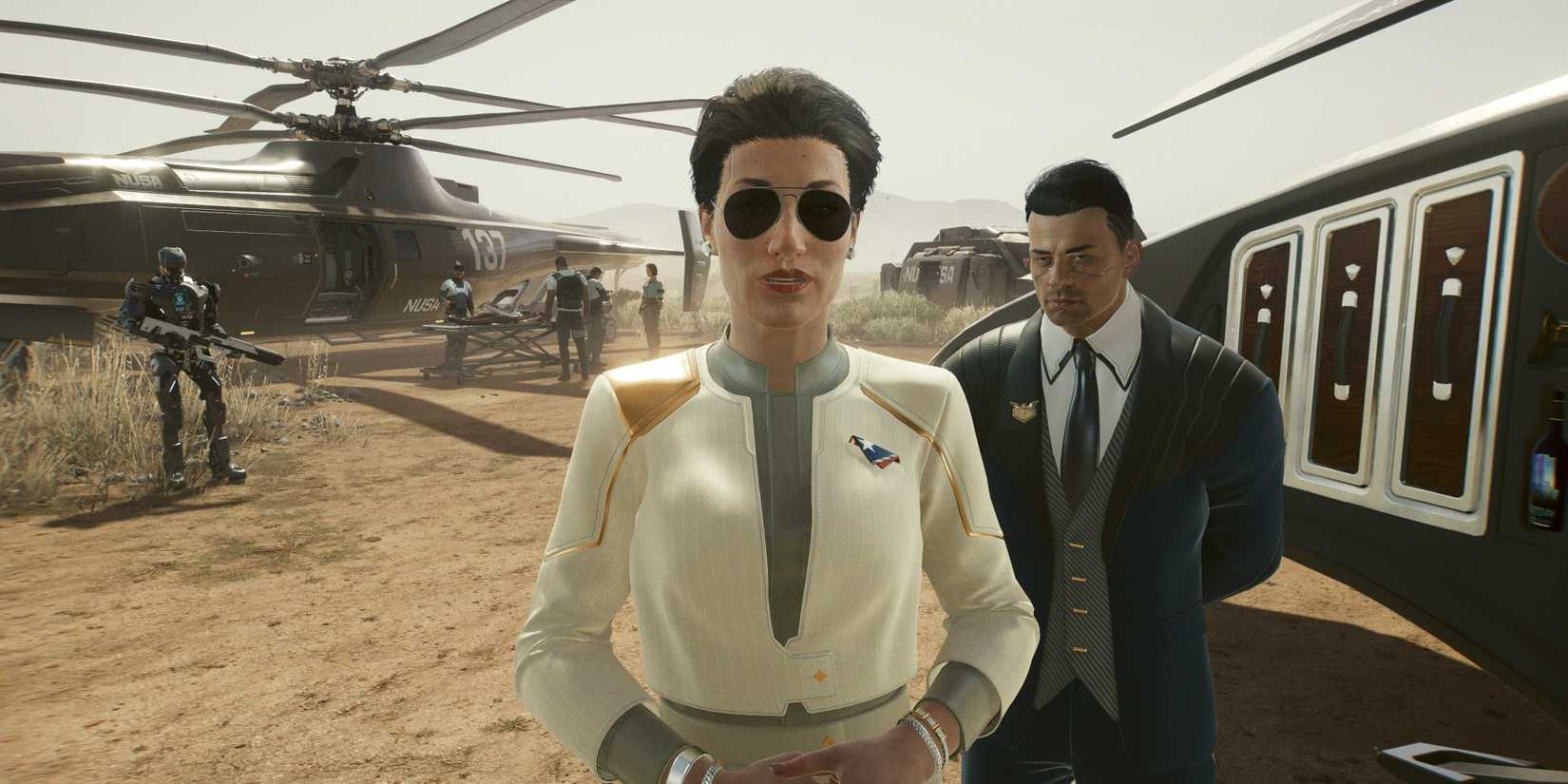 NUSA President Rosalind Myers after Somewhat Damaged