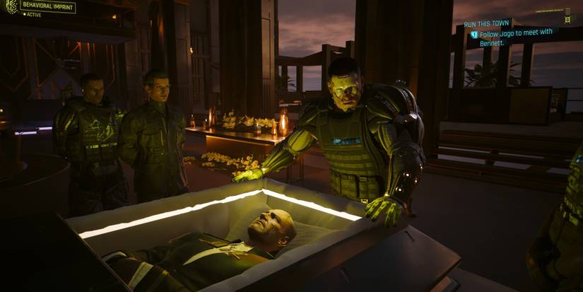 bennett looking at v with jago behind him