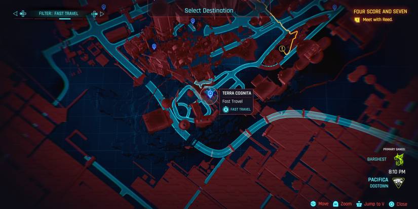 terra cognita fast travel location