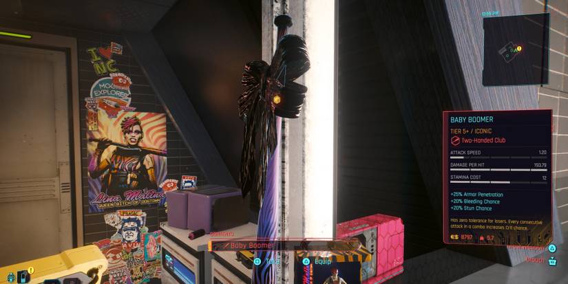 lina malina's gift to v at the BD store in Dogtown