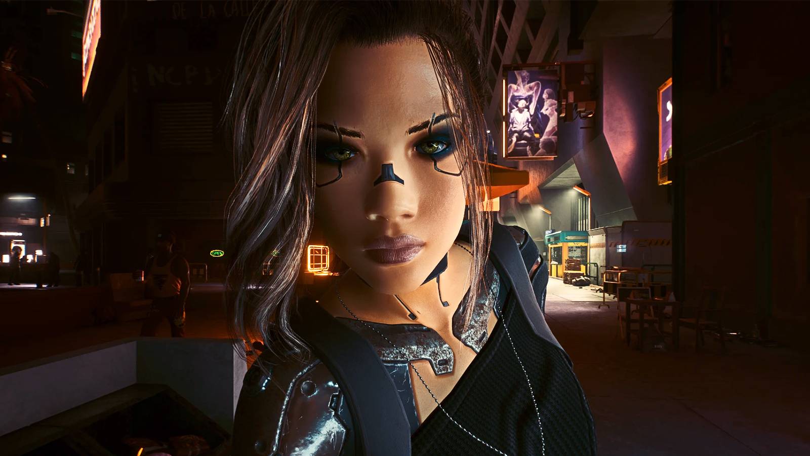 cyberpunk 2077 beautiful background npcs