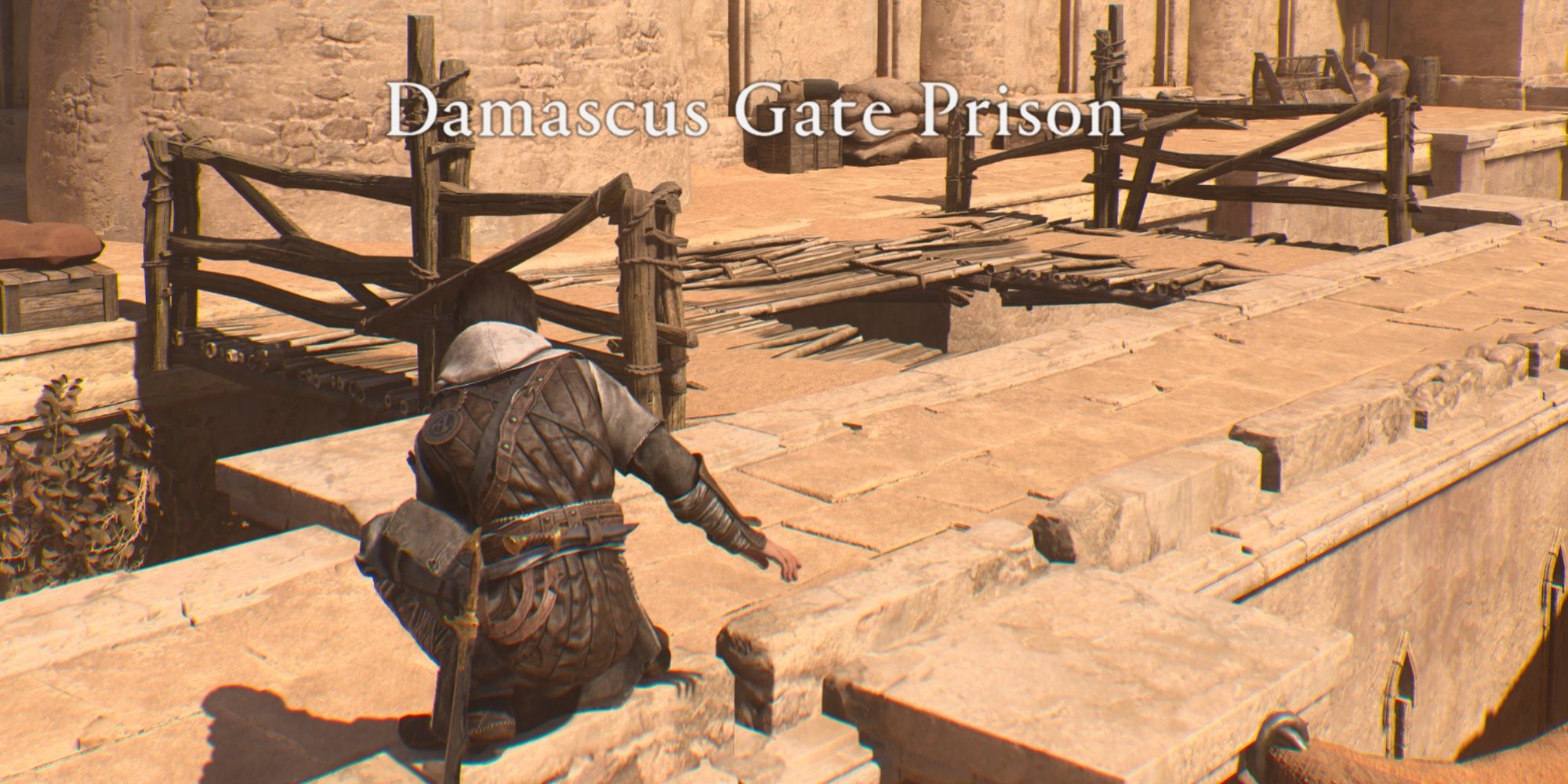 entering damascus gate prison in assassin's creed mirage