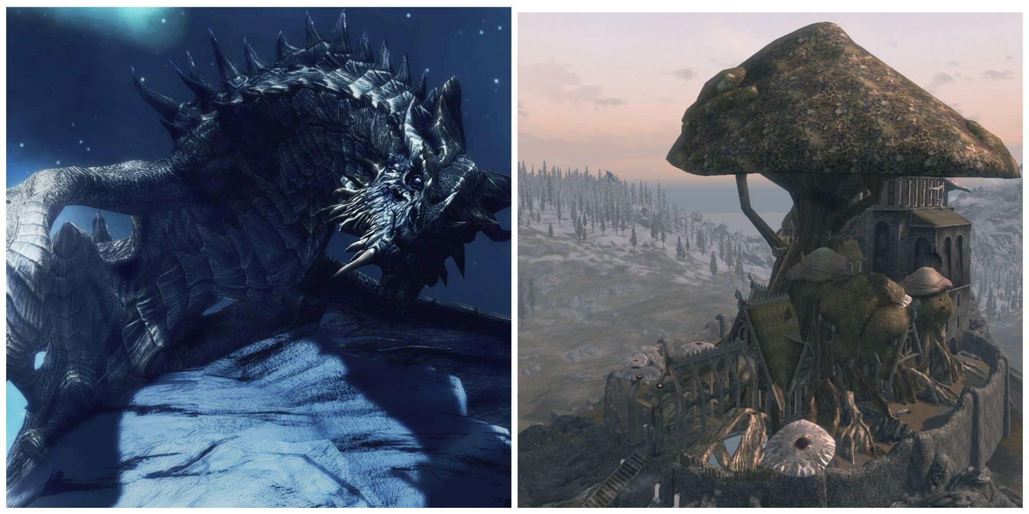 Dark Choices Elder Scrolls Split Image