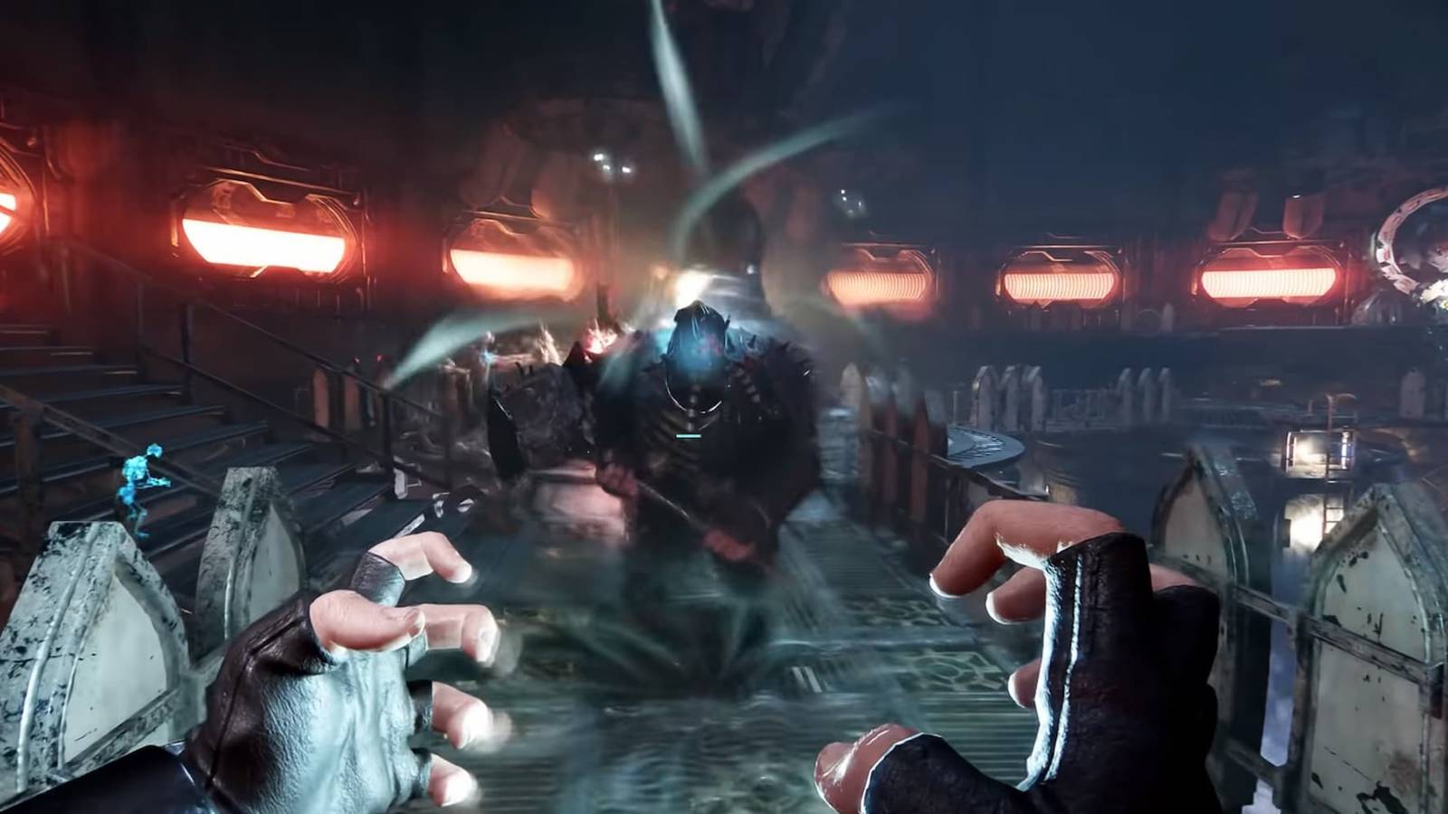 Brain Bursting a Crusher in Warhammer 40,000: Darktide