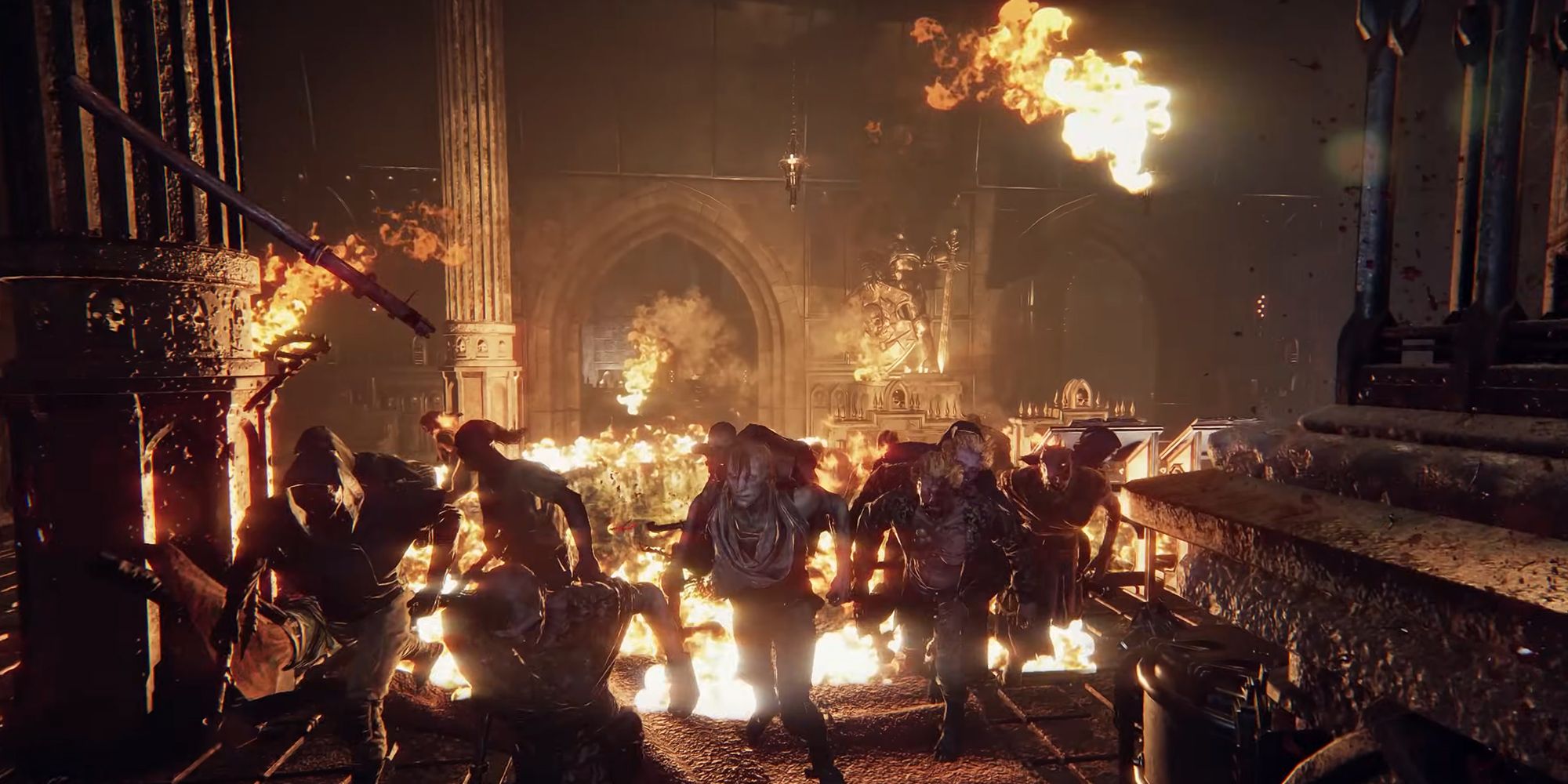 Darktide - Zealot's Immolation Grenade Melting Through A Horde Of Unarmored Enemies