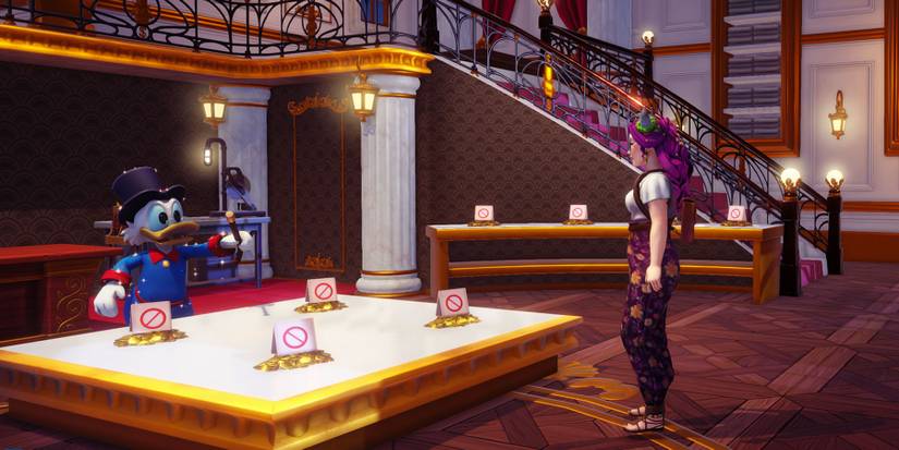 Buying out Scrooge's Shop in Disney Dreamlight Valley