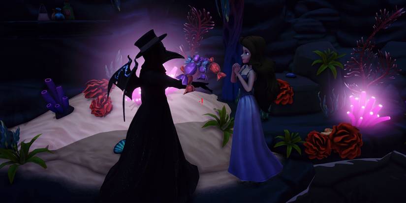 Giving Candy in Disney Dreamlight Valley.