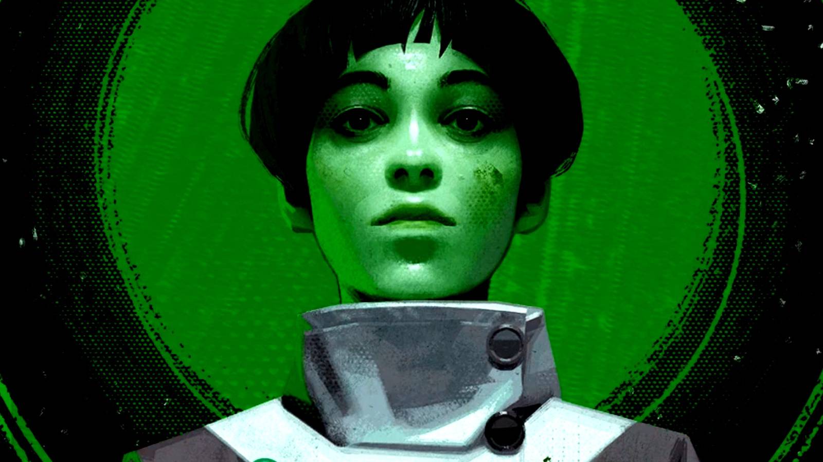 Deathloop visionary Harriet with a green filter