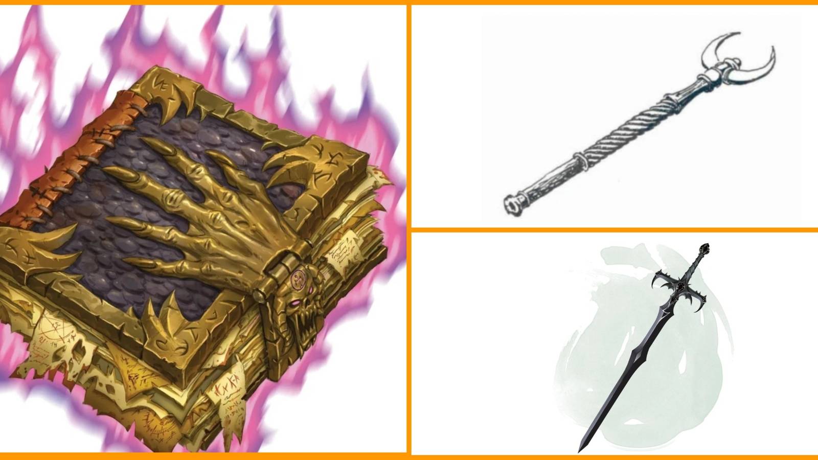 Demonomicon, Sword of Kas, Scepter of the Sorceror King