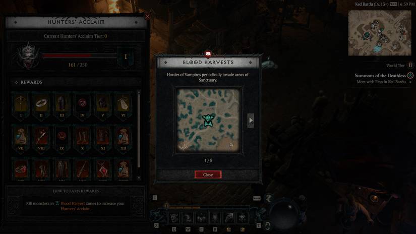 Explaining Blood Harvests in Diablo 4