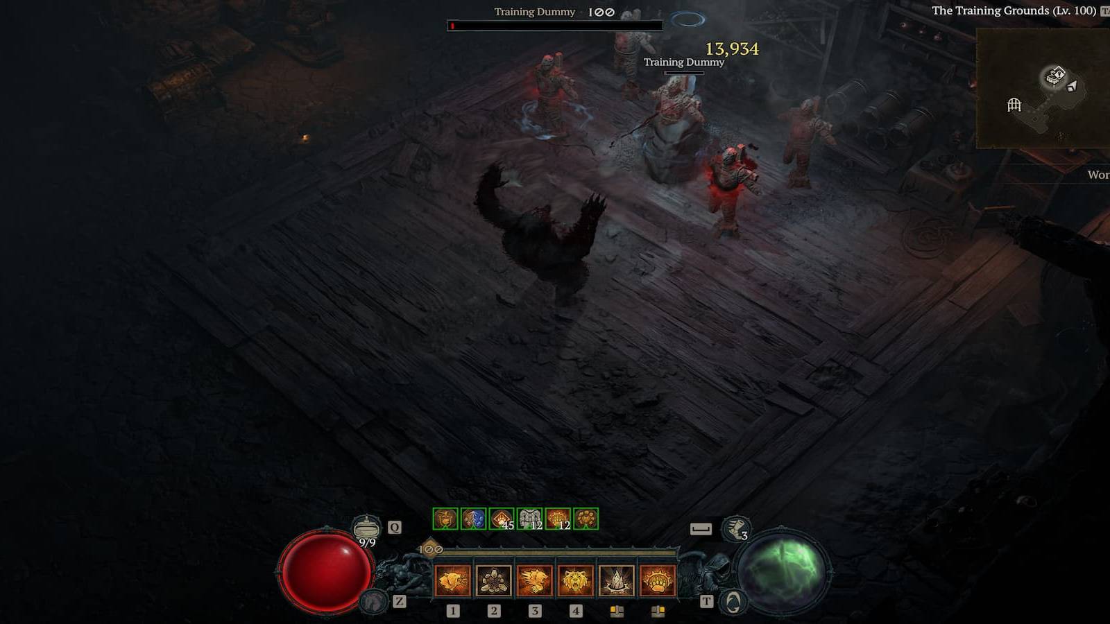 Diablo 4 - Werebear - Training Dummy